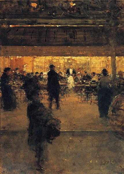 Marianne Loir Night Cafe China oil painting art